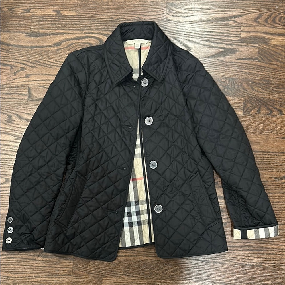 Burberry Black Quilted Jacket